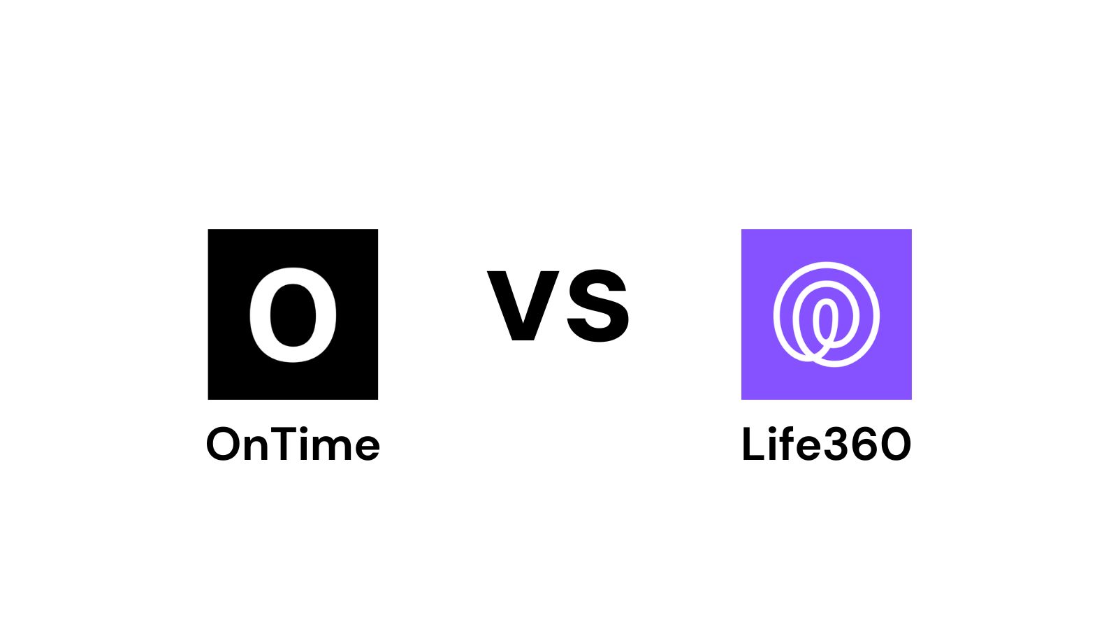 Compare OnTime app vs Life360